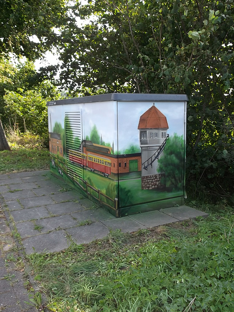 Trafohäuschen in Remmels - Wasserturm