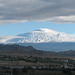 Sizilien, Ätna mit Schnee, 25.10.2014