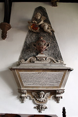 Memorial to Griffith and Ann Boynton, St Martin's Church, Burton Agnes, East Riding of Yorkshire