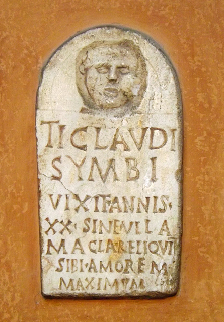 Latin Inscription in the American Academy in Rome, June 2012