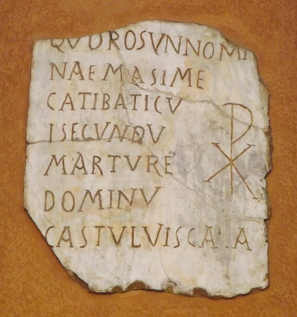 Latin Inscription in the American Academy in Rome, June 2012