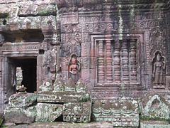 Banteay Kdei : décorations murales.