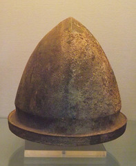 Bronze Negau Helmet in the British Museum, May 2014