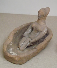 Terracotta Model of a Woman in a Bath in the British Museum, April 2013