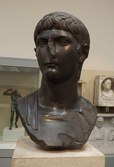 Marble Head of Germanicus in the British Museum, May 2014