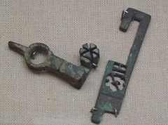 Bronze Key and Bolt in the British Museum, April 2013