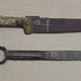 Iron Knife and a Iron Knife with a Bronze Handle in the British Museum, April 2013