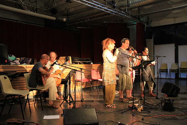 Choeur77 - Soirée chansons à Brantôme - 2013