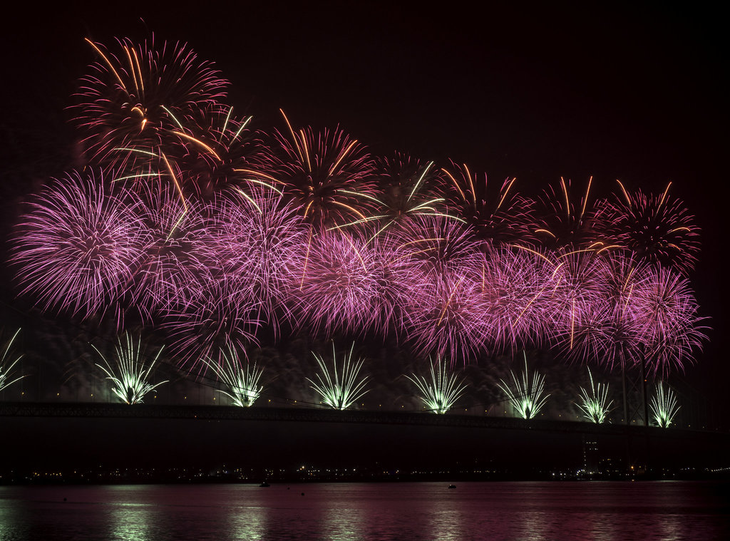 Forth Road Bridge Fireworks 2