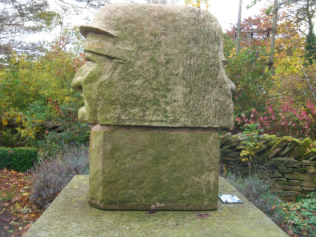 BC:AD sculpture at Mellor Parish Church