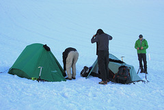 Camping on the Glacier