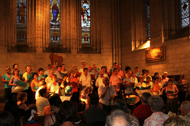 Concert Choeur77 à Brantôme - 2013