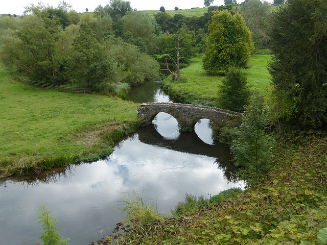 The pack bridge at Haddon Hall