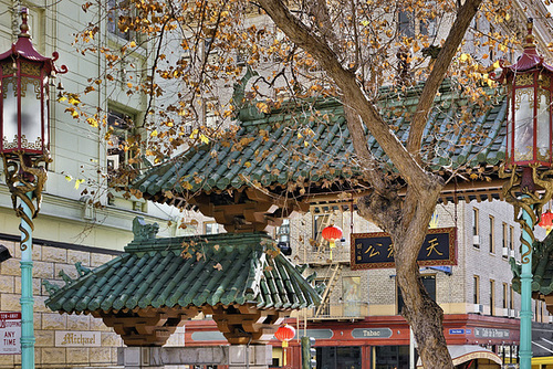 The Dragon Gate, #1 – Grant Avenue at Bush Street, Chinatown, San Francisco, California