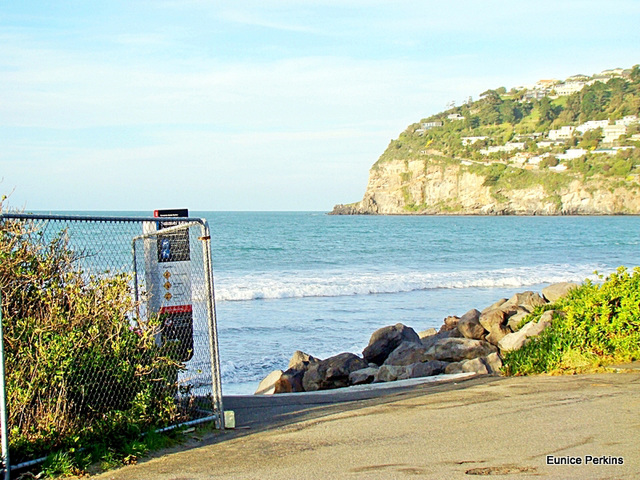 At Sumner beach