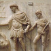 Detail of a Relief with the Arrival of Aeneas and his Trojan Companions in Italy in the British Museum, April 2013