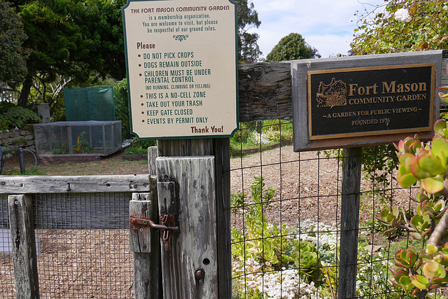 Ft. Mason Community Garden