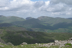 St Sunday Crag over Seat Sandal (Fairfield right DollyWaggon left)