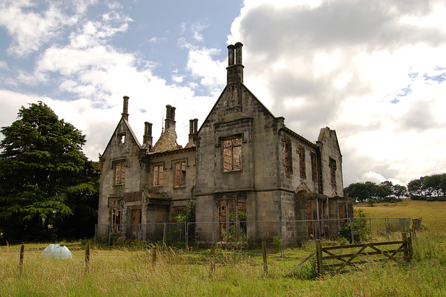 Entrance front, Lathallan House, Polmont. Stirlingshire