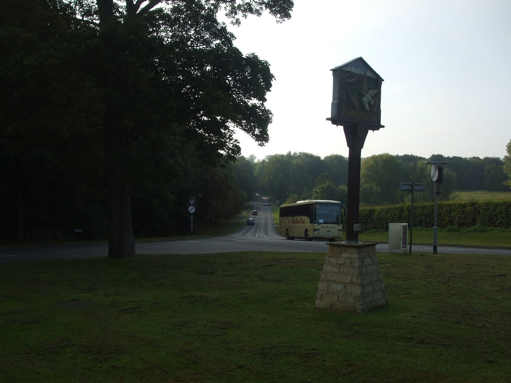 DSCF5875 Mark Bland Travel Van Hool Alizée passing Empingham - 10 Sep 2014