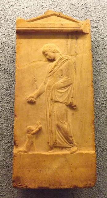 Marble Tombstone of Timarete in the British Museum, May 2014
