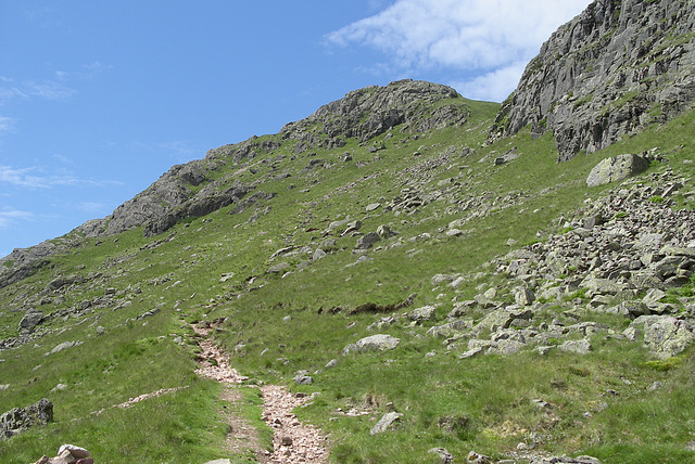 Descent from Loft Crag