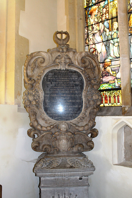 Memorial, St Andrew's Church, Kimbolton, Cambridgeshire