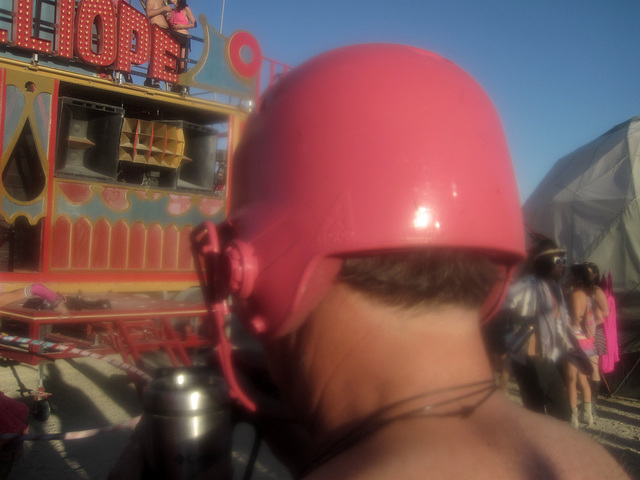 Pink Helmet At Pink Party (6137)