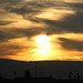 Morgengrauen mit Sonne