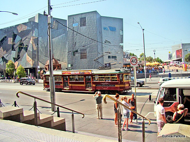 Flinders Street Near Station.