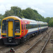 159105 leaving Warminster - 21 August 2014