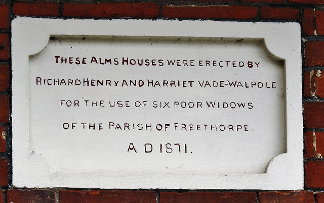 walpole almshouses, freethorpe, norfolk