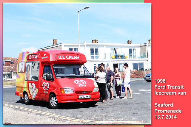 1998 Ford Transit Icecream van - Seaford - 19.6.2014