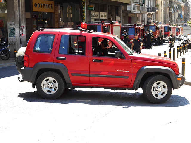 Fire Chief's Jeep Cherokee