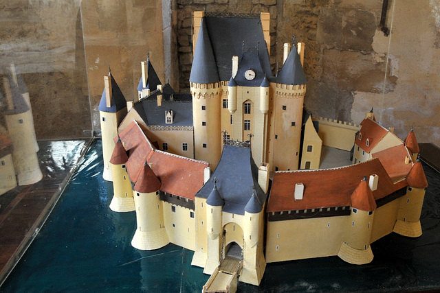 Maquette du château de Sagonne