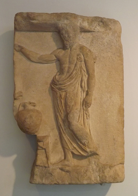 Marble Votive Relief in the British Museum, May 2014