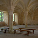 Salle capitulaire de l'abbaye de Noirlac