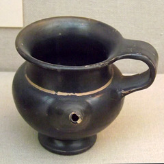 Baby Feeder of Black-Glazed Pottery in the British Museum, April 2013