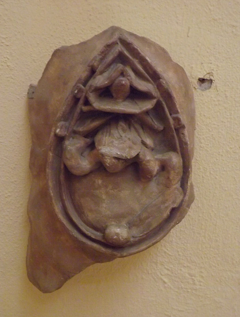 Votive Offering Shaped Like an Open Human Chest in the Museum of Roman Civilization in EUR, July 2012