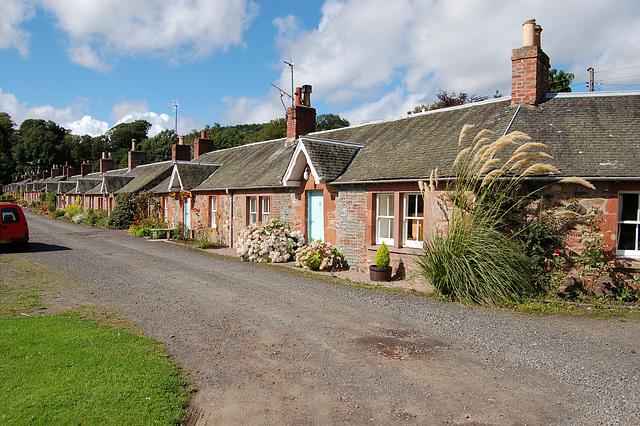 Estate cottages, Rossie Priory, Perthshire