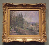 Road in the Woods by Sisley in the National Gallery, August 2011