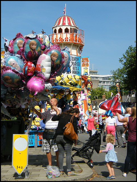 fairground balloons