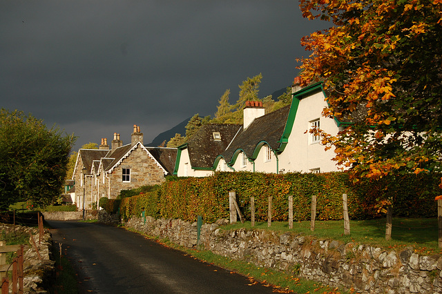 ipernity: Glenlyon Estate housing, Fortingall, Perthshire, Scotland ...