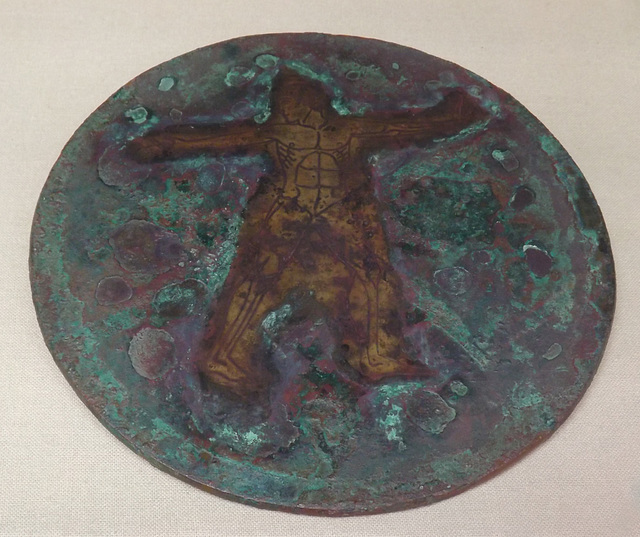Bronze Discus with an Engraved Design in the British Museum, May 2014