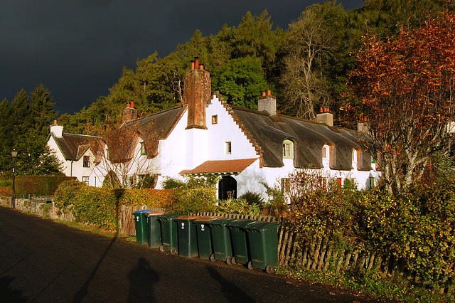 Glenlyon Estate housing, Fortingall, Perthshire, Scotland