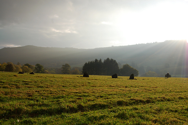 Stone circle, Fortingall, Perthshire, Scotland