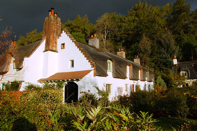 Glenlyon Estate housing, Fortingall, Perthshire, Scotland