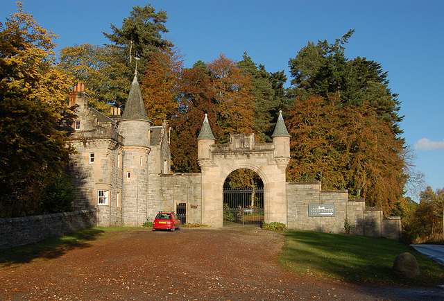 Lodge to Blair Castle, Blair Atholl, Perthshire, Scotland