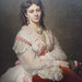Detail of a Portrait of Countess Marie Branicka by Winterhalter in the Philadelphia Museum of Art, January 2012