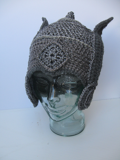 Crocheted Thor hat